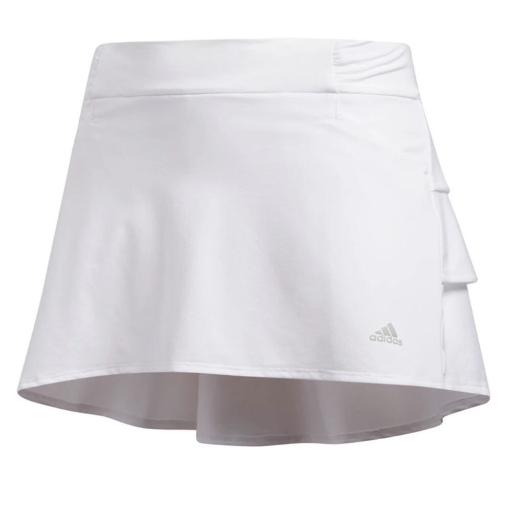 NWT Adidas Active Skort Aeroredy Ruffle White Tennis Golf‎ Athleisure Size Small